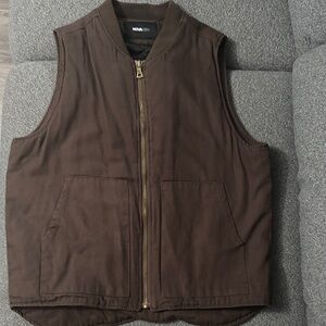 Fashion Nova Dark Brown Men's Vest